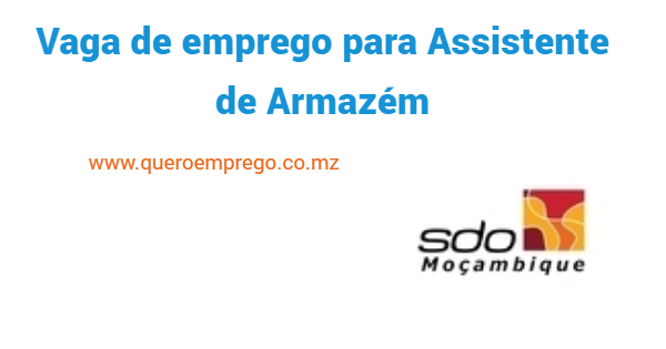 Vaga de emprego para Assistente de Armazém