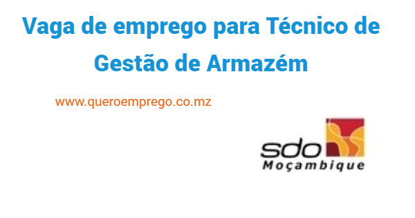 Vaga de emprego para Técnico de Gestão de Armazém