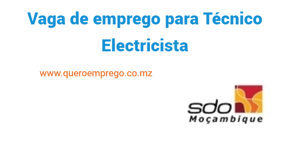 Vaga de emprego para Técnico Electricista