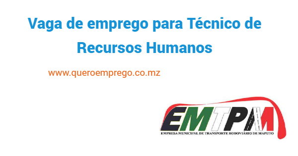 Vaga de emprego para Técnico de Recursos Humanos