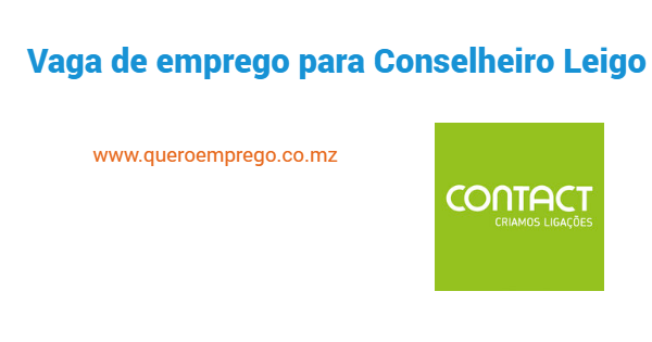 Vaga de emprego para Conselheiro Leigo