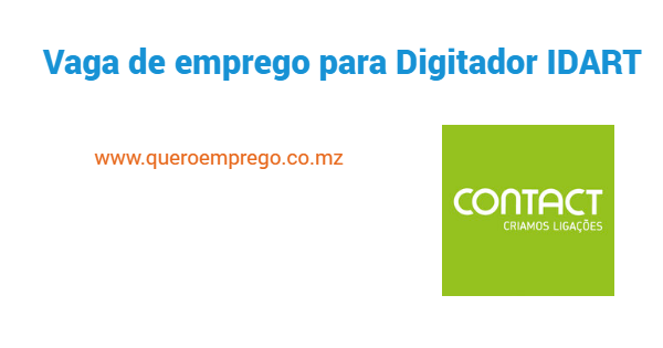 Vaga de emprego para Digitador IDART