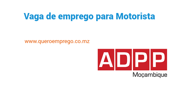 Vaga de emprego para Motorista