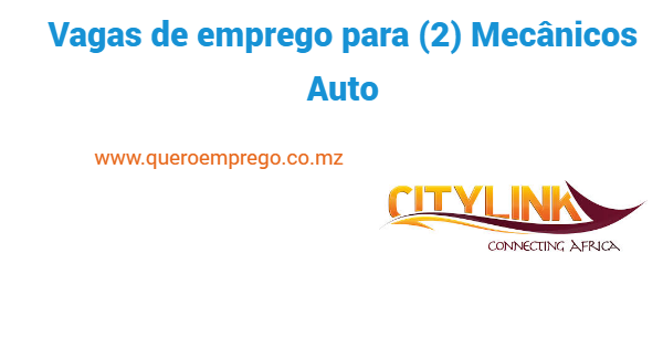 Vagas de emprego para (2) Mecânicos Auto