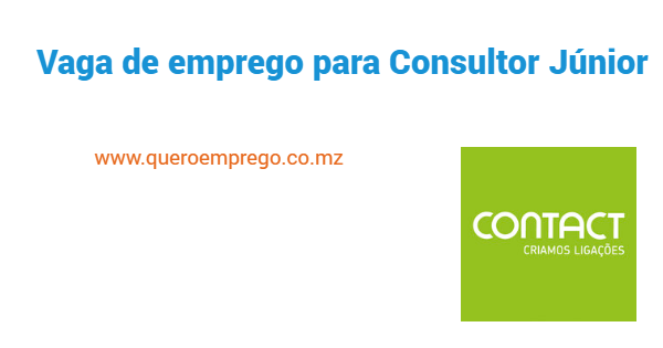 Vaga de emprego para Consultor Júnior