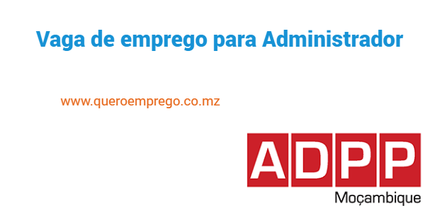 Vaga de emprego para Administrador