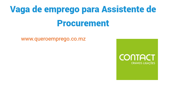 Vaga de emprego para Assistente de Procurement