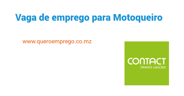 Vaga de emprego para Motoqueiro