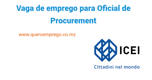 Vaga de emprego para Oficial de Procurement