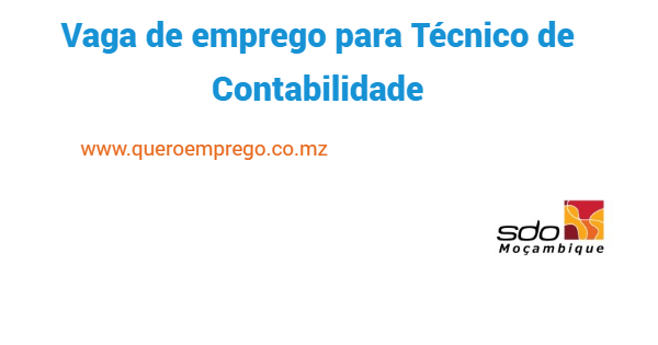 Vaga de emprego para Técnico de Contabilidade