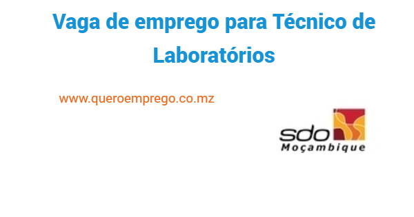 Vaga de emprego para Técnico de Laboratórios