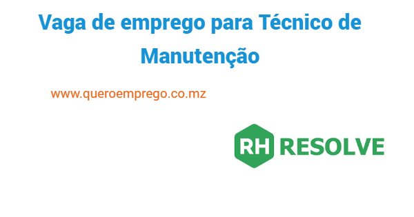 Vaga de emprego para Técnico de Manutenção