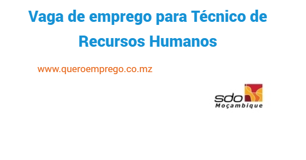 Vaga de emprego para Técnico de Recursos Humanos