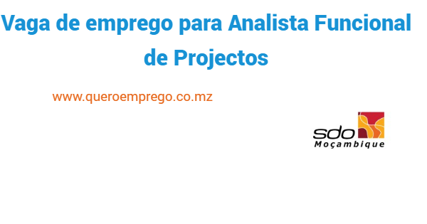 Vaga de emprego para Analista Funcional de Projectos