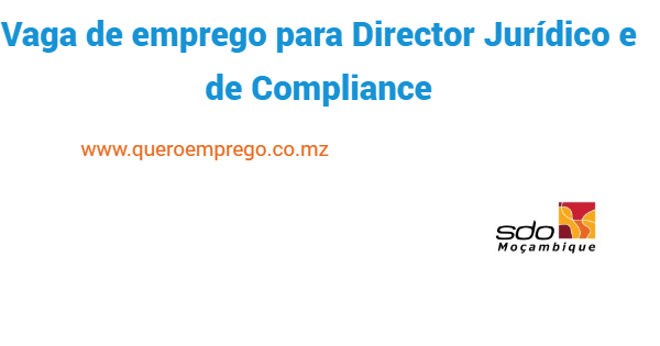 Vaga de emprego para Director Jurídico e de Compliance