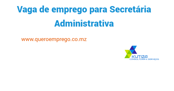 Vaga de emprego para Secretária Administrativa