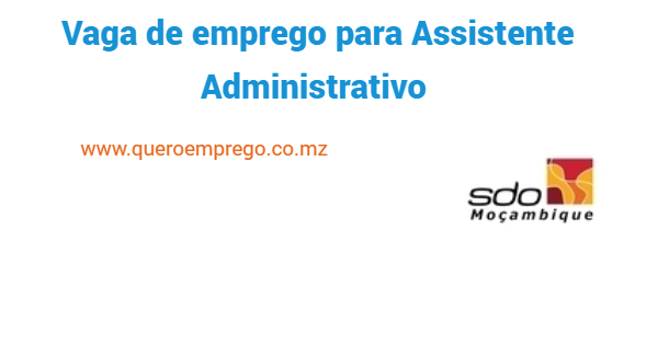 Vaga de emprego para Assistente Administrativo