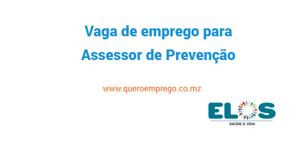 Vaga de emprego para Assessor de Prevenção