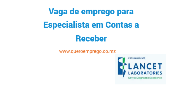 Vaga de emprego para Especialista em Contas a Receber