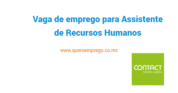 Vaga de emprego para Assistente de Recursos Humanos