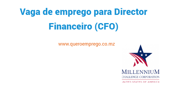 Vaga de emprego para Director Financeiro (CFO)