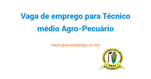 Vaga de emprego para Técnico médio Agro-Pecuário