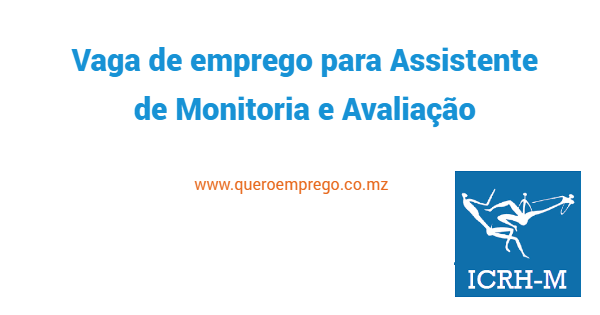 Vaga de emprego para Assistente de Monitoria e Avaliação