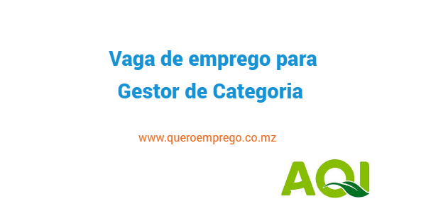 Vaga de emprego para Gestor de Categoria