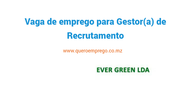 Vaga de emprego para Gestor(a) de Recrutamento