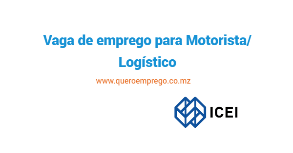 Vaga de emprego para Motorista/ Logístico