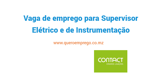 Vaga de emprego para Supervisor Elétrico e de Instrumentação