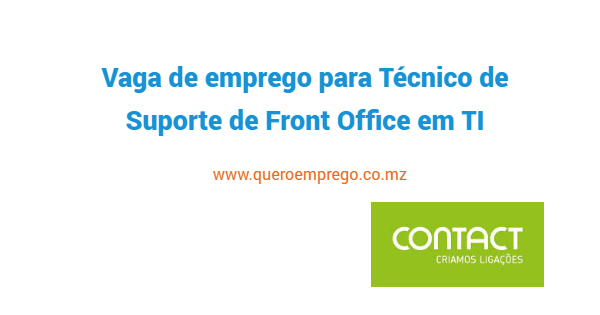 Vaga de emprego para Técnico de Suporte de Front Office em TI