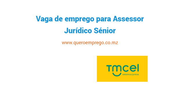 Vaga de emprego para Assessor Jurídico Sénior