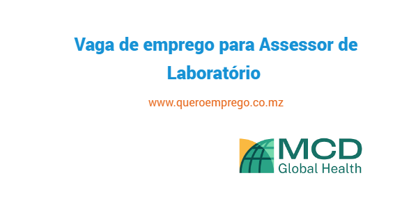 Vaga de emprego para Assessor de Laboratório