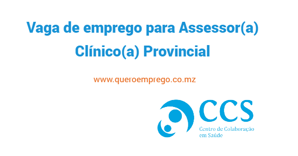 Vaga de emprego para Assessor(a) Clínico(a) Provincial