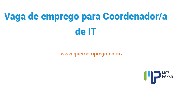 Vaga de emprego para Coordenador/a de IT