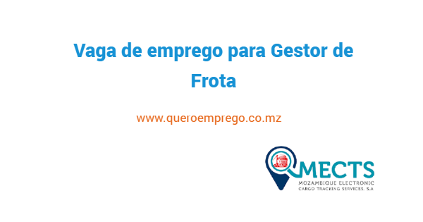 Vaga de emprego para Gestor de Frota