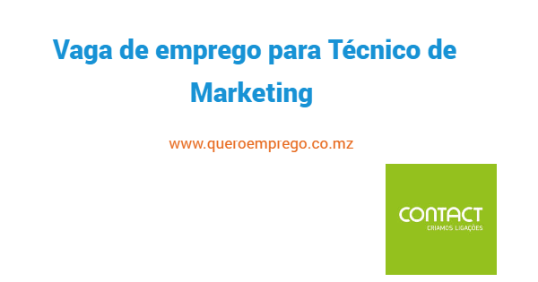 Vaga de emprego para Técnico de Marketing 