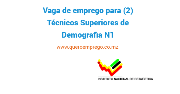 O INE está a recrutar (2) Técnicos Superiores de Demografia N1