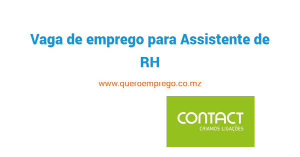 Vaga de emprego para Assistente de RH