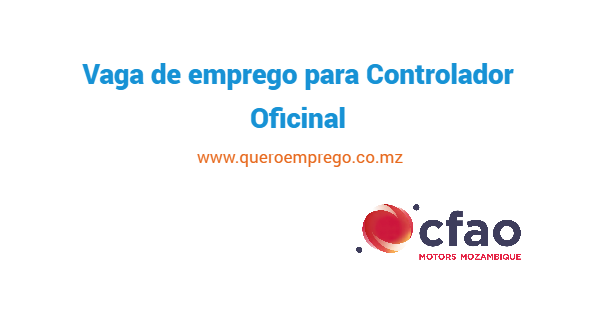 Vaga de emprego para Controlador Oficinal