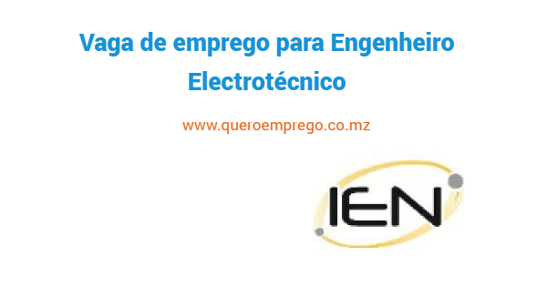 A IEM está a recrutar (1) Engenheiro Electrotécnico