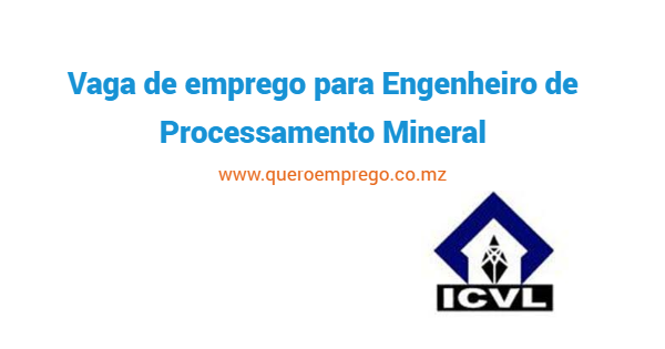 Vaga de emprego para Engenheiro de Processamento Mineral