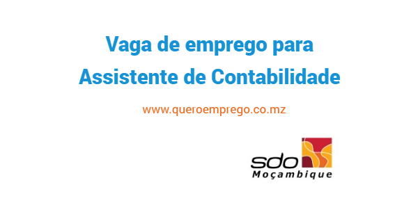 A SDO está a recrutar (1) Assistente de Contabilidade