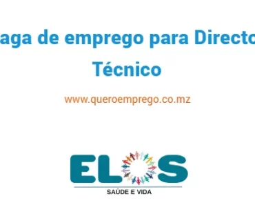 A Associação ELOS está a recrutar (1) Director Técnico