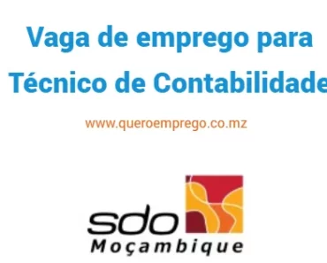 A SDO está a recrutar (1) Técnico de Contabilidade