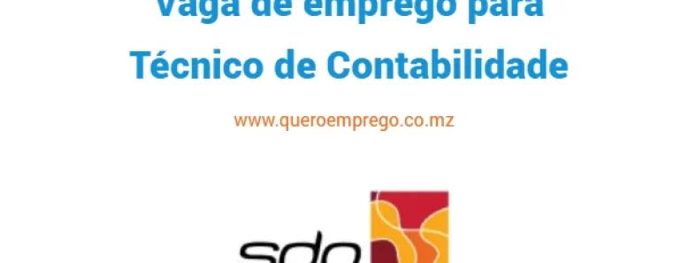 A SDO está a recrutar (1) Técnico de Contabilidade