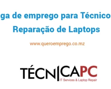 A Técnica PC está a recrutar (1) Técnico de Reparação de Laptops