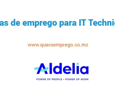 A Aldelia está a recrutar (1) IT Technician