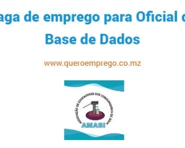 A AMASI está a recrutar (1) Oficial de Base de Dados